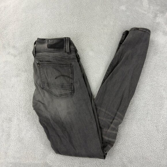 G Star RAW Lynn Mid Skinny Black Denim Jeans Women’s Size 26 x 32 US - Picture 13 of 16